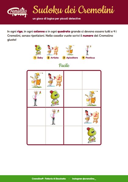 Sudoku dei Cremolini
